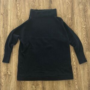 Free People oversized Black Turtleneck Sweater